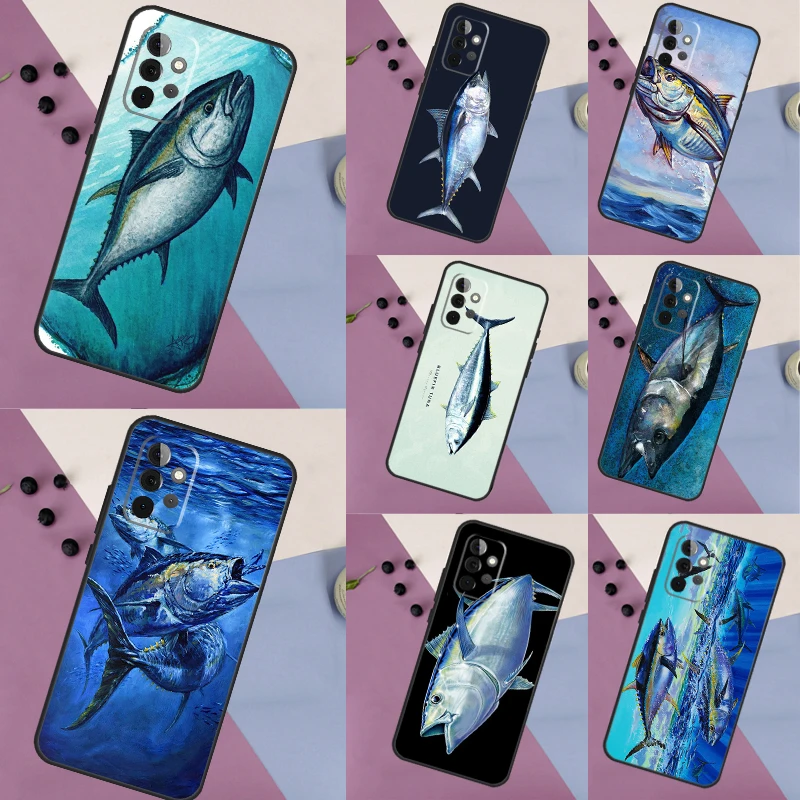 Bluefin Tuna Case For Samsung Galaxy A34 A54 A14 A24 A53 A33 A23 A13 A15 A25 A52 A32 A22 A12 A51 A71