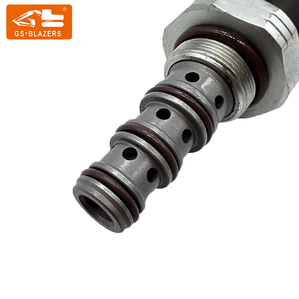 جديد صمام الملف اللولبي للمضخة الهيدروليكية KDRDE5K-20/30C02-106 لأجزاء حفارة كوبيلكو SK220