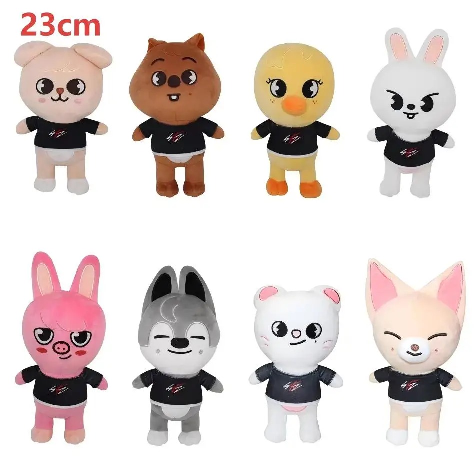 New Skzoo Keychain Plush Japan FELIX Keychain Doll Puttets Doll Kawaii Stuffed Animal Doll Kawaii Toys Room Decor Children Gift！