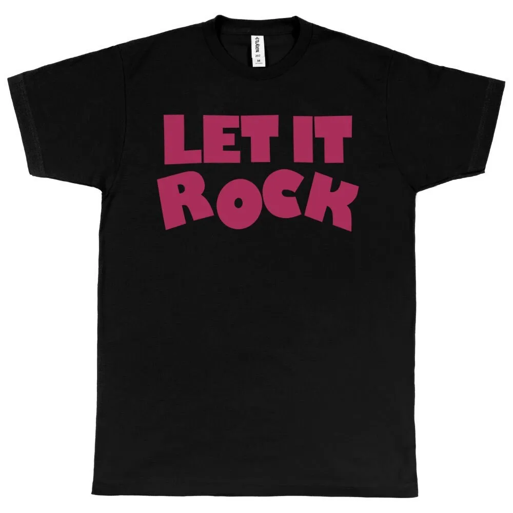 Sedicionários-T-shirt masculina, logotipo Let It Rock, 8 cores