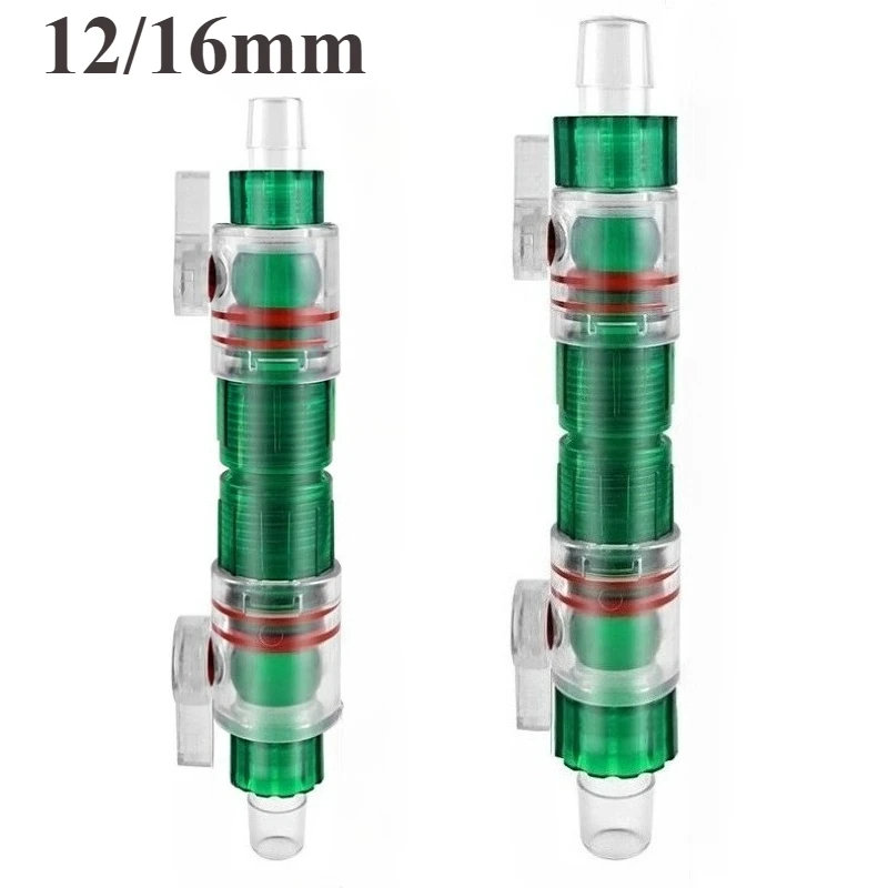 

Aquarium 12/16mm Double Tab Connector Canister Filter Hose Connector Fish Tank Water Flow Control Quick Release Pipe Valve