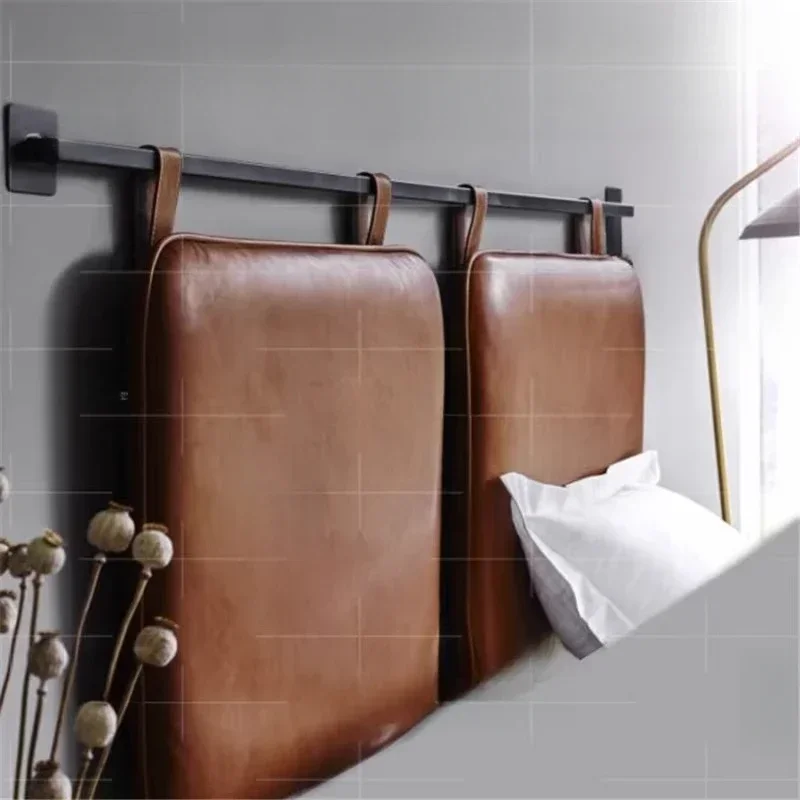 Creative cushion soft bag electric headboard bench backrest simple leather wall stool