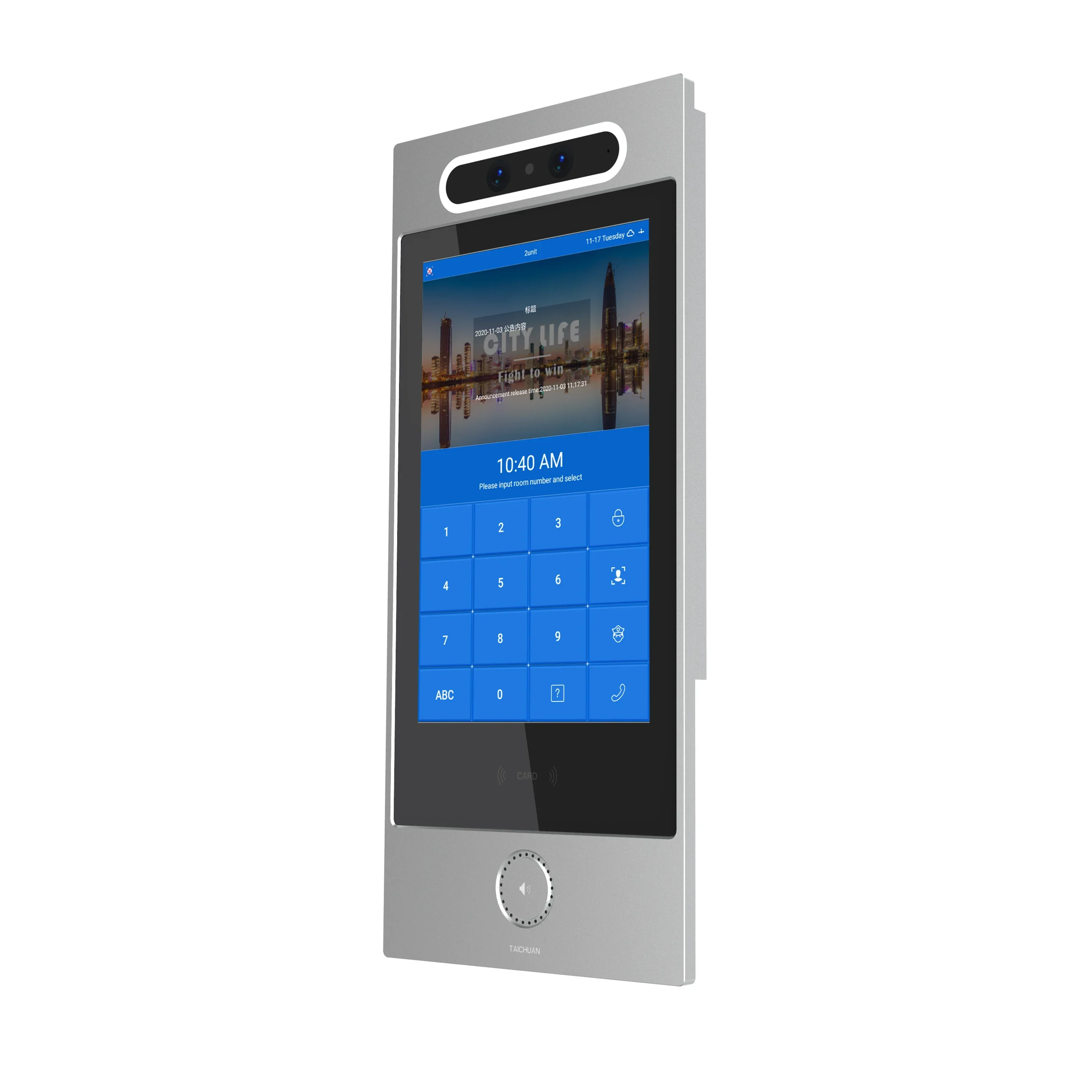 4G LTE Door Phone SIP 10 Inch Touch Screen Face Recognition POE Entrance Panel for Multi Apartments GSM Intercom