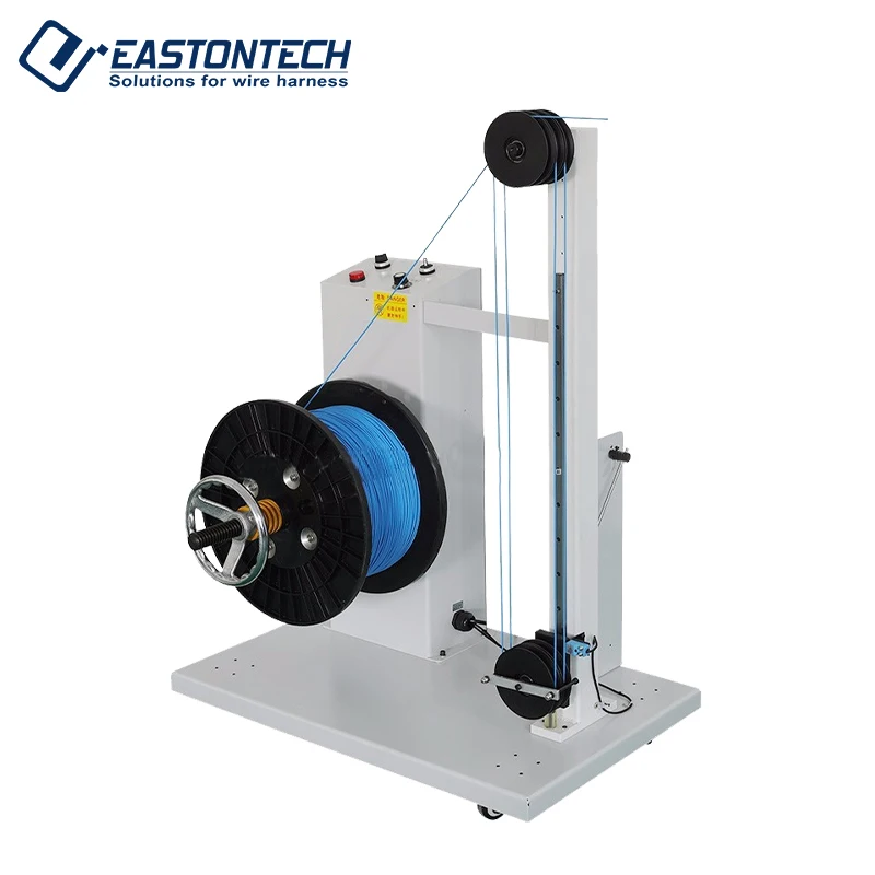 EW-14G CE Certificate 50kgs Loading Weight Automatic Bobbin Cable Winder Wire Rewinding and Coiling Machine