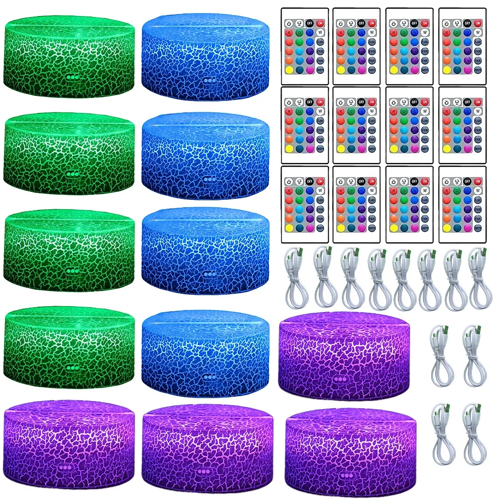 

6/12 шт., 3D лампы