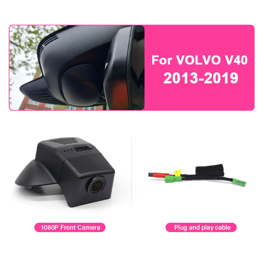 Dash Cam Voor Volvo XC40 XC60 XC90 S60 V60 S90 V90 V40 S80 XC70 Polestar 2 Auto Dvr HD Camera WiFi Rijden Recorder Auto-onderdelen - afbeelding 1