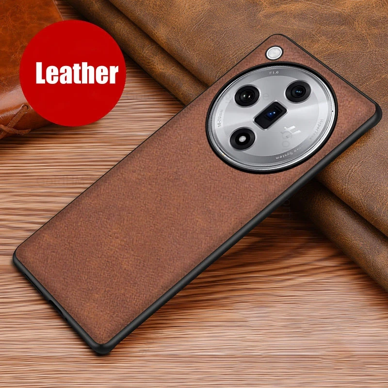 

For Oppo Find X8 Pro Leather Phone Case For OPPO Find X7 Ultra Ultra Slim Protective Cover For Find X8 X7 X6 Pro Shockproof Capa