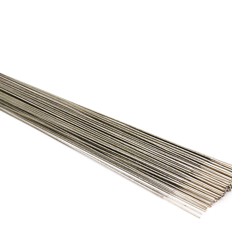 1-50 pz 0.8/1.0/1.2/1.5/1.8/2.0mm lama per sega a filo metallico diamantato L = 400mm taglierina utensili da taglio per giada ambra metallo legno ceramica