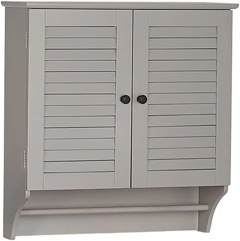 

Taupe Ellsworth Two-Door Wall Bathroom Storage Cabinet