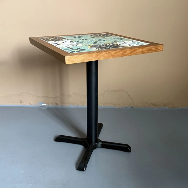 

Negotiation Shop Café Tables Living Room Commercial Balcony Modern Café Tables Retro Metal Furniture Omschrijving MH40ZZ