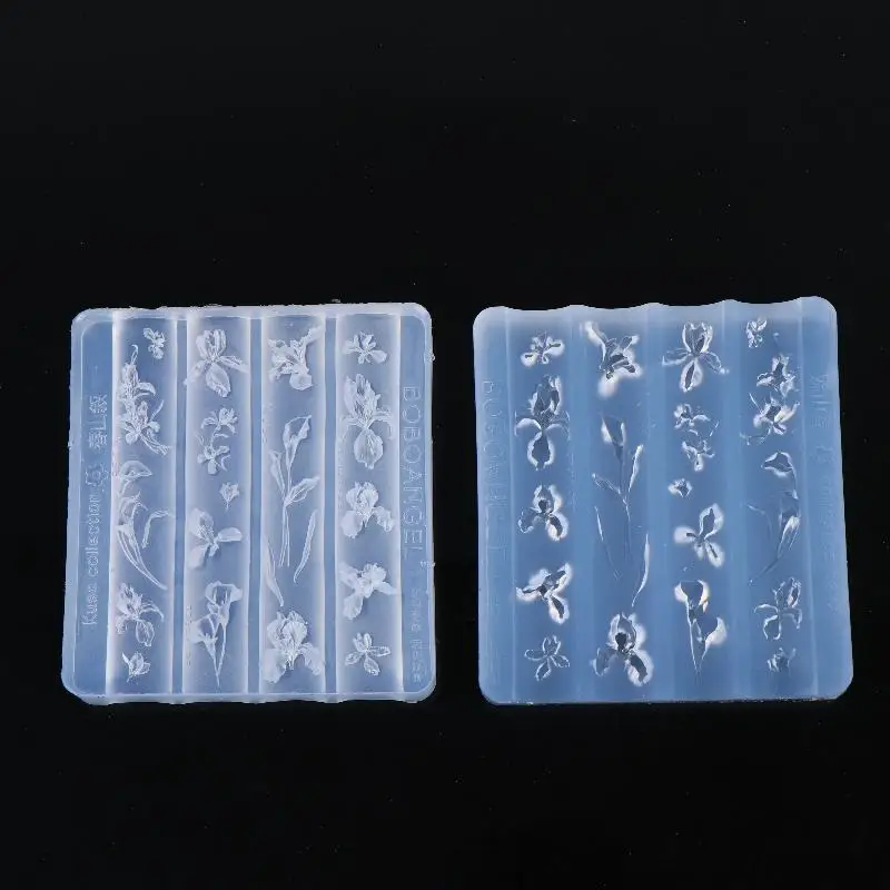 1Pcs 3D Silicone Flower Fondant Mold Non Stick Surface Multiple Floral Designs For Cake Decorating Baking DIY Crafts