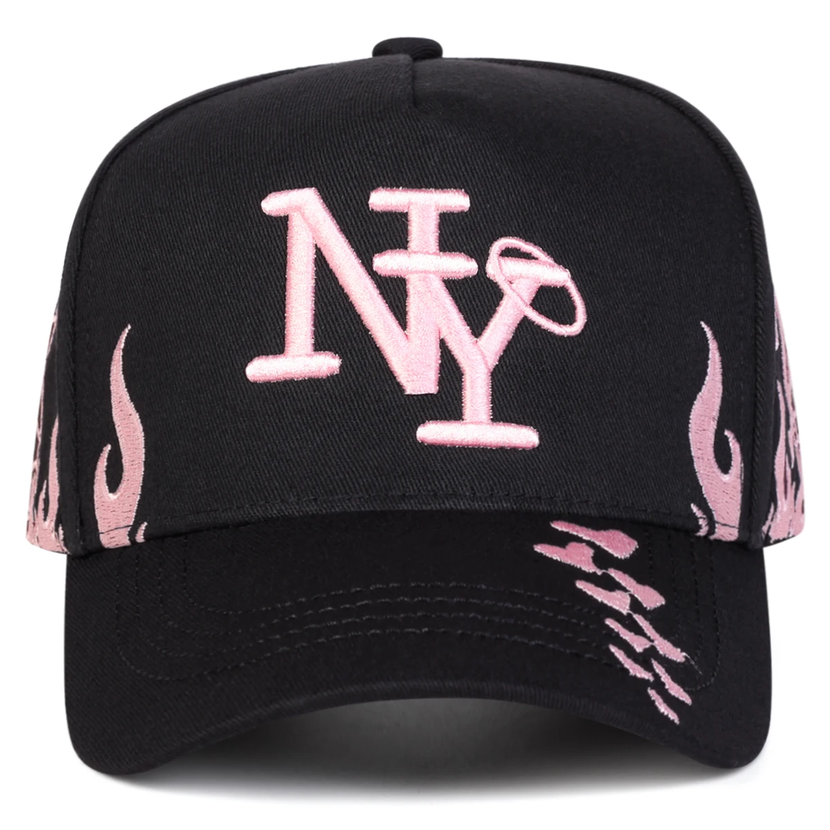 Unisex Baseballkappen mit Buchstabenstickerei, Frühling und Herbst, für den Außenbereich, verstellbare Freizeithüte, Sonnenschutzhut, Sportkappe – Detail 2