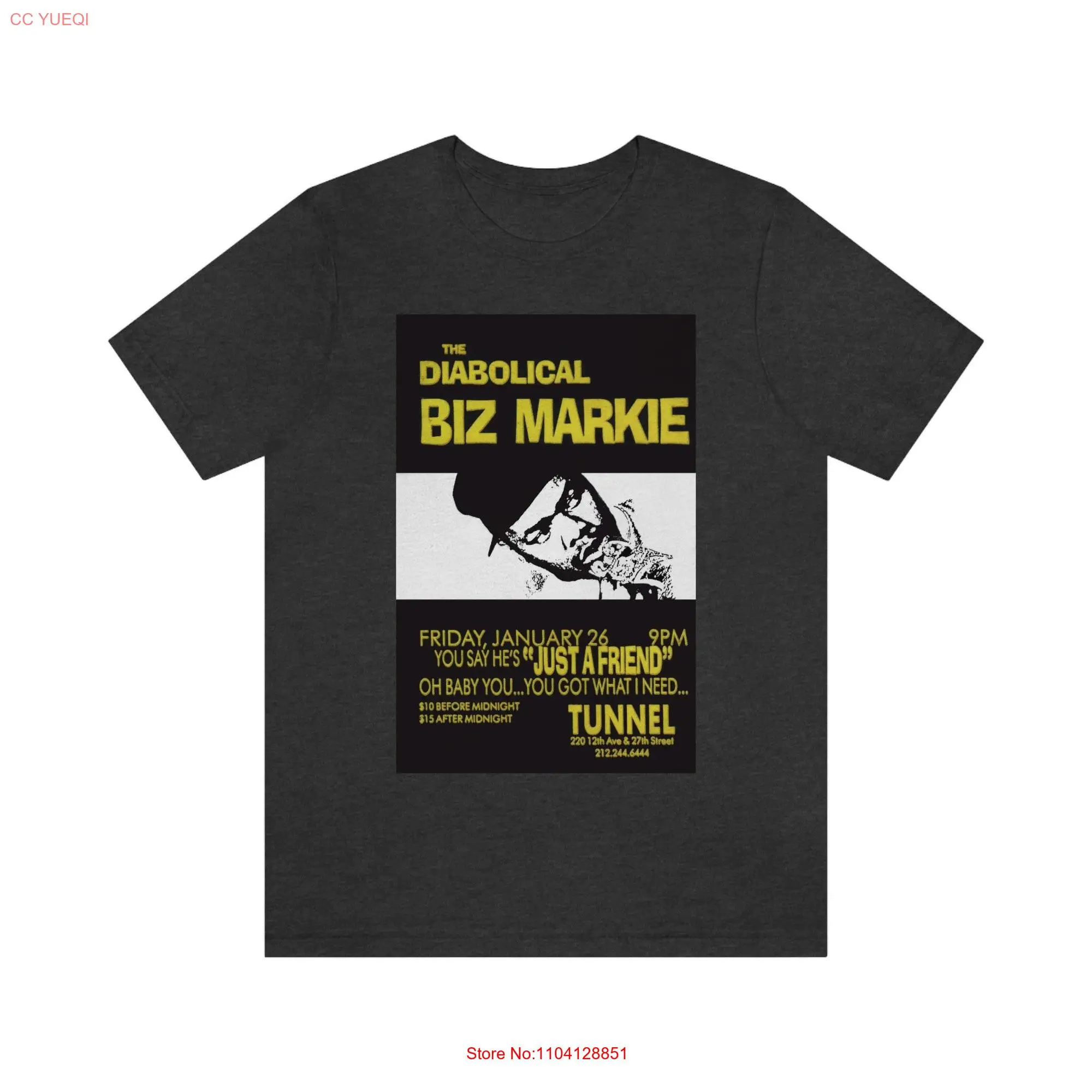 BIZ Markie T Shirt Vintage Inspired Retro Style long or short sleeves