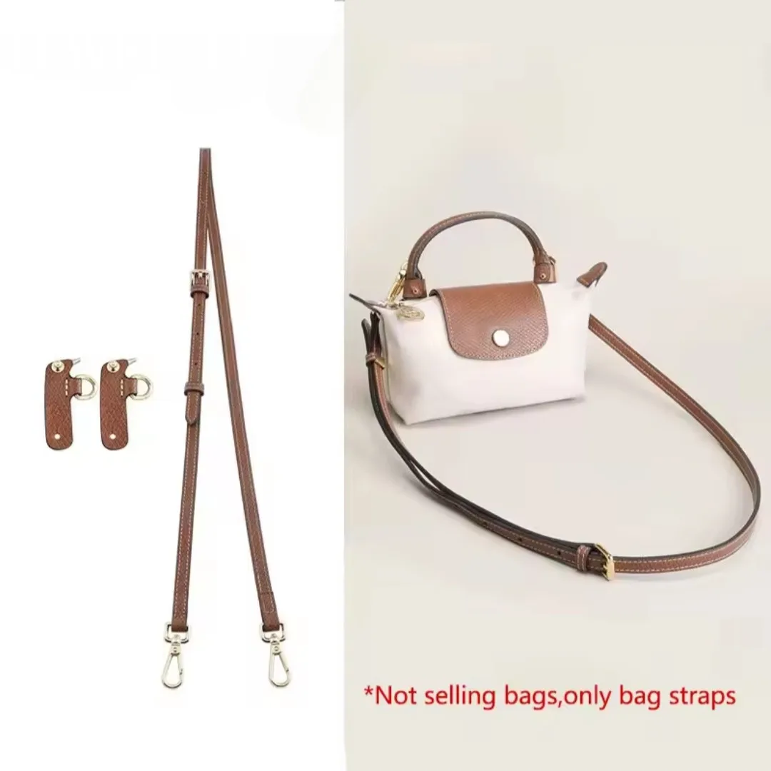 

Ремешок для сумки, аксессуары для трансформации сумок Longchamp Mini, кожаный плечевой ремень, ремень через плечо без перфорации
