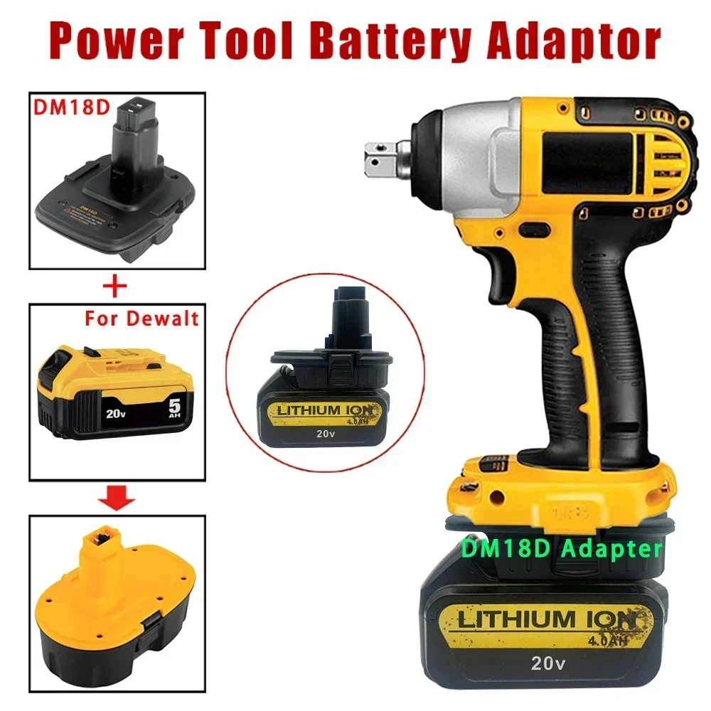 

Power Tools Accessories For Milwaukee For DeWalt 18V 20V Battery For Dewalt 20V NiCd NiMh Tools DM18D Adapter USB Converter