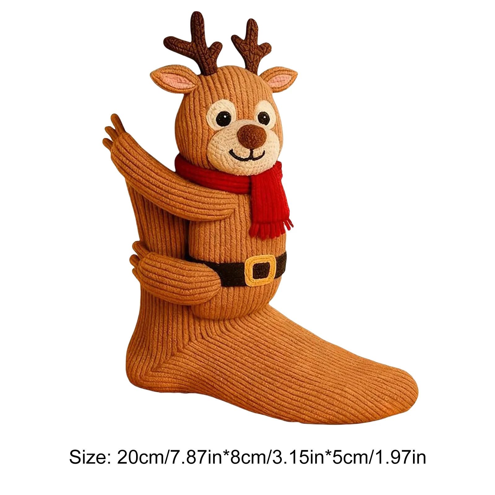 1 زوج مضحك جوارب متماسكة لطيف دافئ غامض الكرتون المطرزة الجوارب ثلاثية الأبعاد محبوك جميل النساء الجوارب للنساء المراهقين الاطفال المنزل الشتاء #6