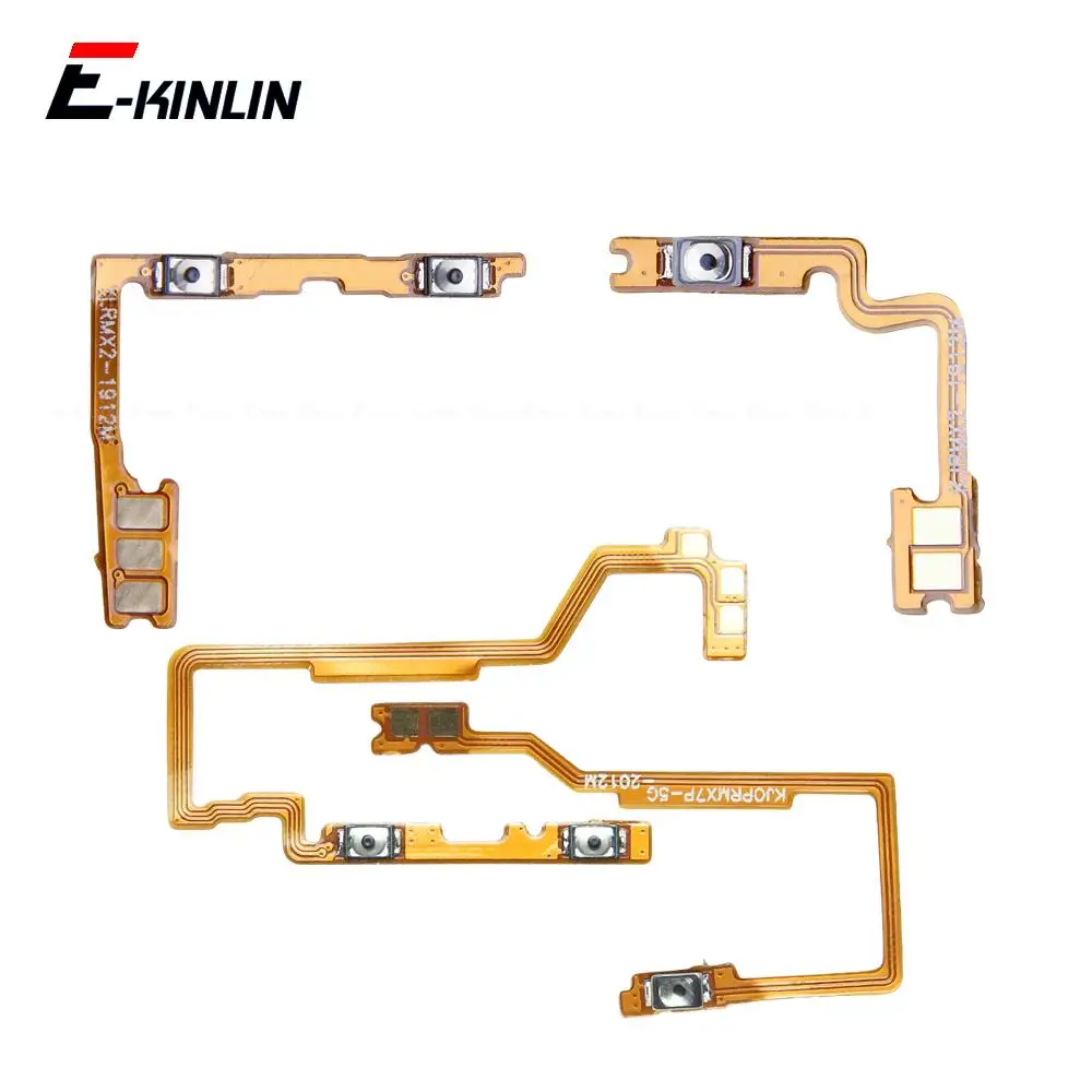 New Mute Switch Power Key Ribbon Repair Part For OPPO Realme X X2 X50 X7 Pro ON OFF Volume Button Control Flex Cable