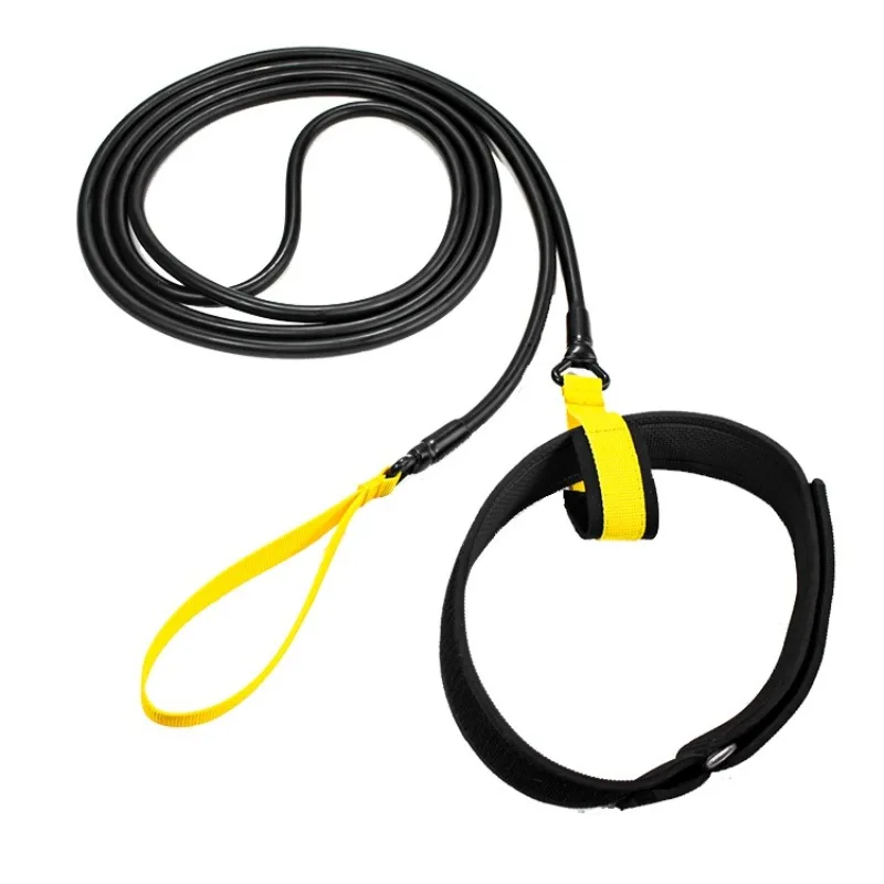 Swimming training tether safety rope resistance rope  telescopic rope