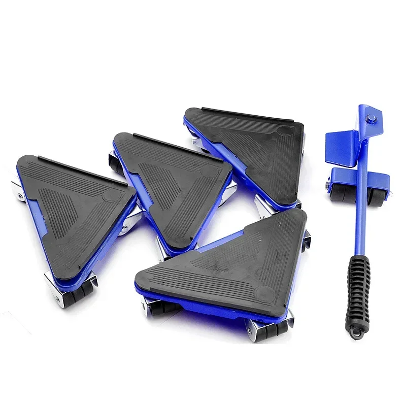 5-Piece Set Triangle Iron Furniture Moving System Handling Tool Coffee Table Furniture Shifter