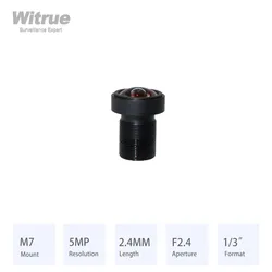 HD 5MP CCTV Lens M7 X 0.35 Mount No Distortion with 650nm IR Filter F2.4 1/3