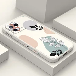 Light Leaves Phone Case For Xiaomi Mi 15 14 13 13T 12 12X 12T 12S 11 11T 10 10T 9 9T Pro Lite Liquid Silicone Cover