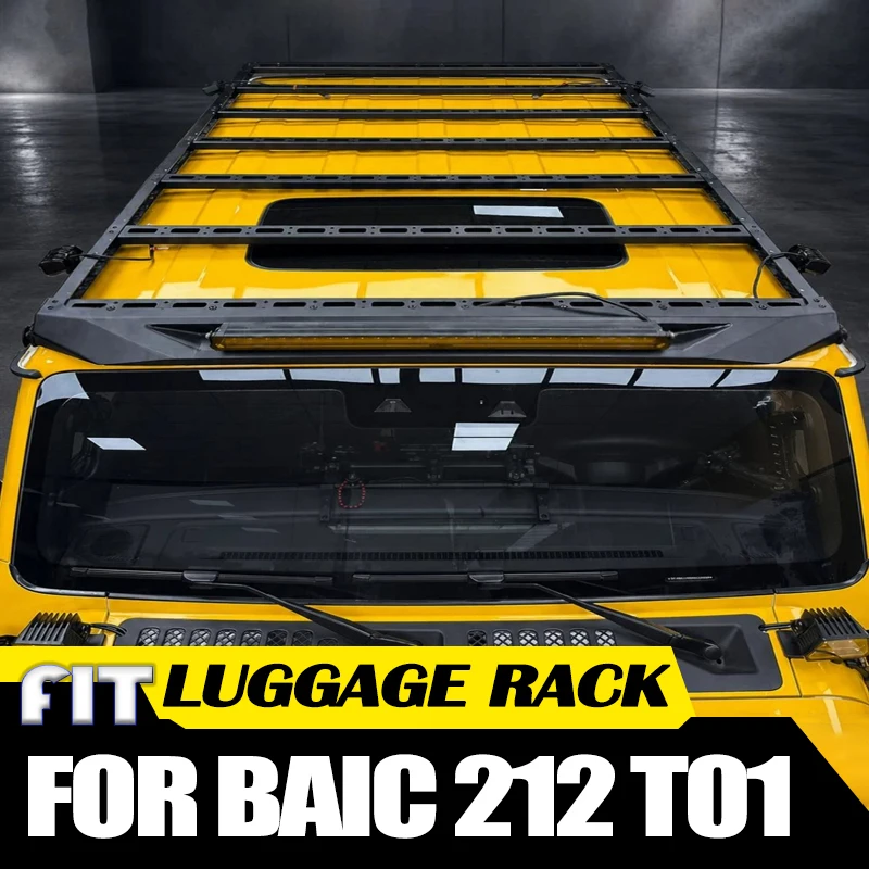 Car Luggage Rack Fit for BAIC 212 T01 2024 2025 2026 Modified Car Knight Kit Roof Luggage Rack Car Exterior Accessories