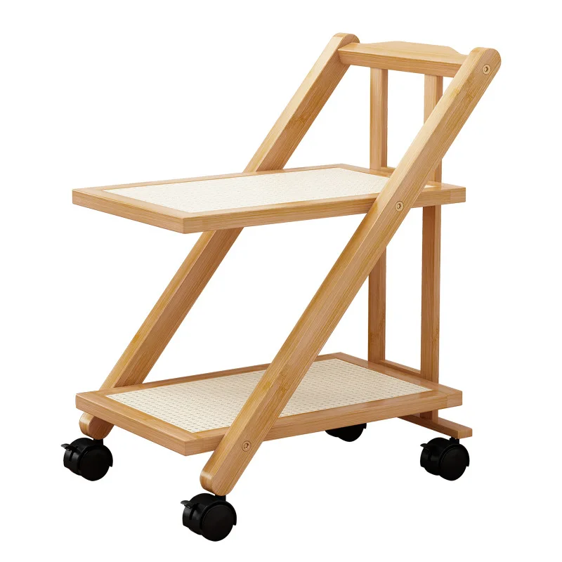 رف عربة متنقلة من الأرض إلى السقف، إطار تخزين متعدد الطبقات، غرفة نوم منزلية بسيطة وحديثة، إطار بجانب السرير، أريكة جانبية قليلة #5