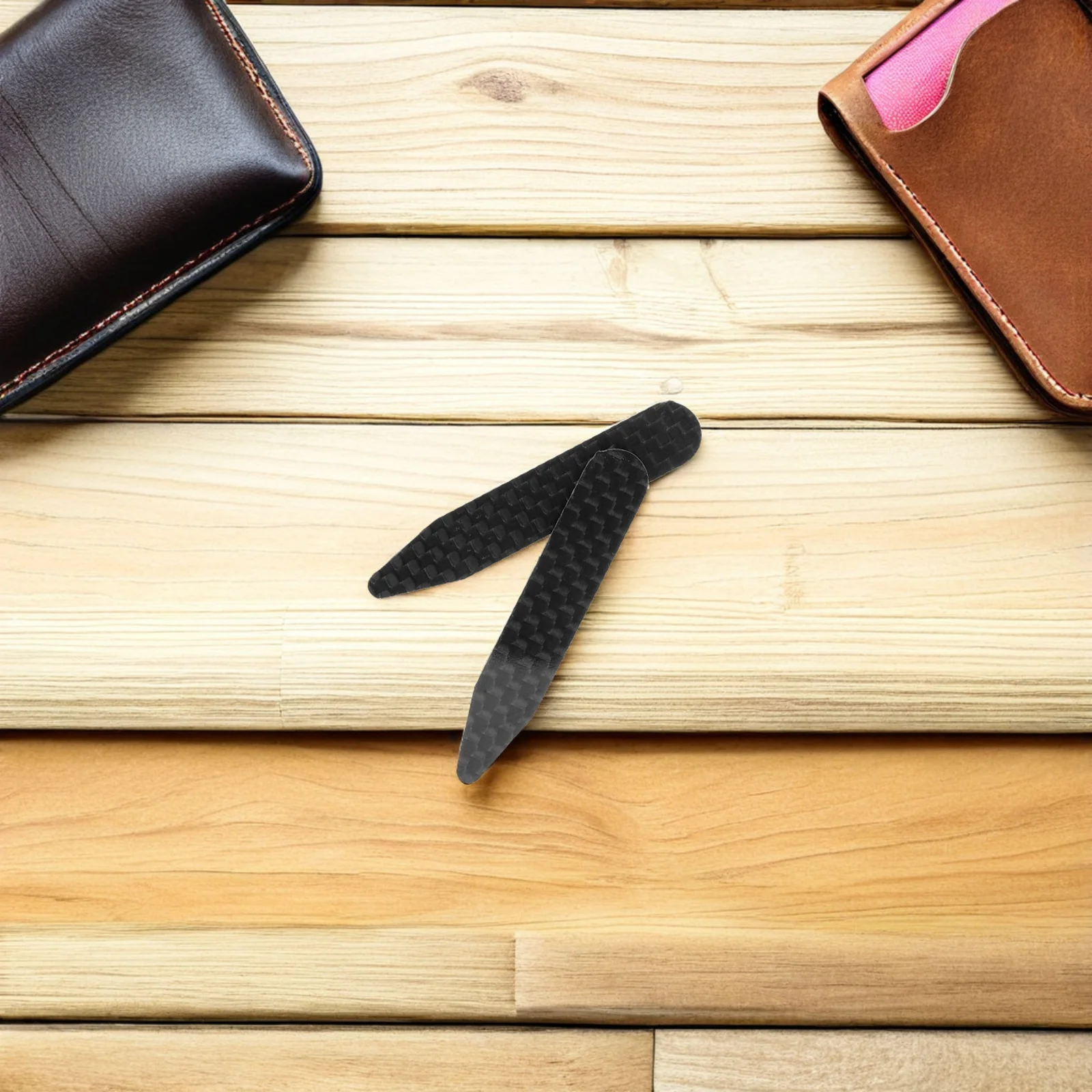 Penyangga Kerah Serat Karbon untuk Pria, Penahan Kerah Kemeja Anti Rusak, Penopang Kerah Runcing untuk Gaun Bisnis Pernikahan