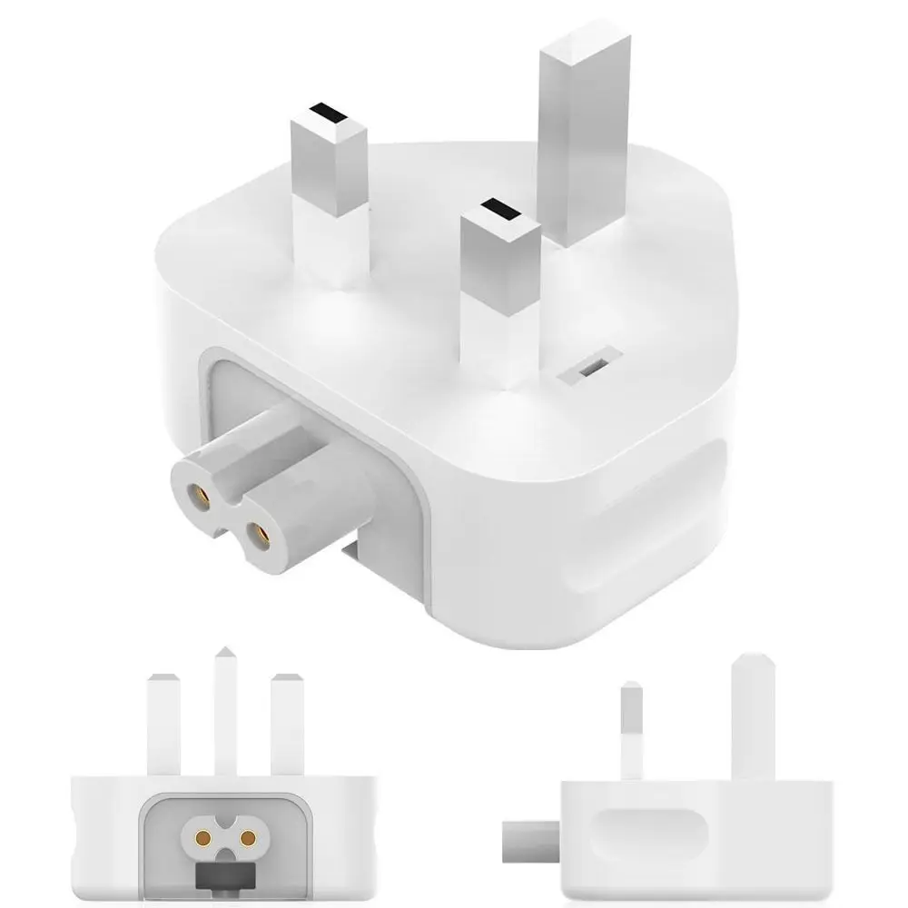 1PC Universal UK Adapter Wall Plug Duckhead For MacBook Power Charger Plug Laptop Parts Accessories