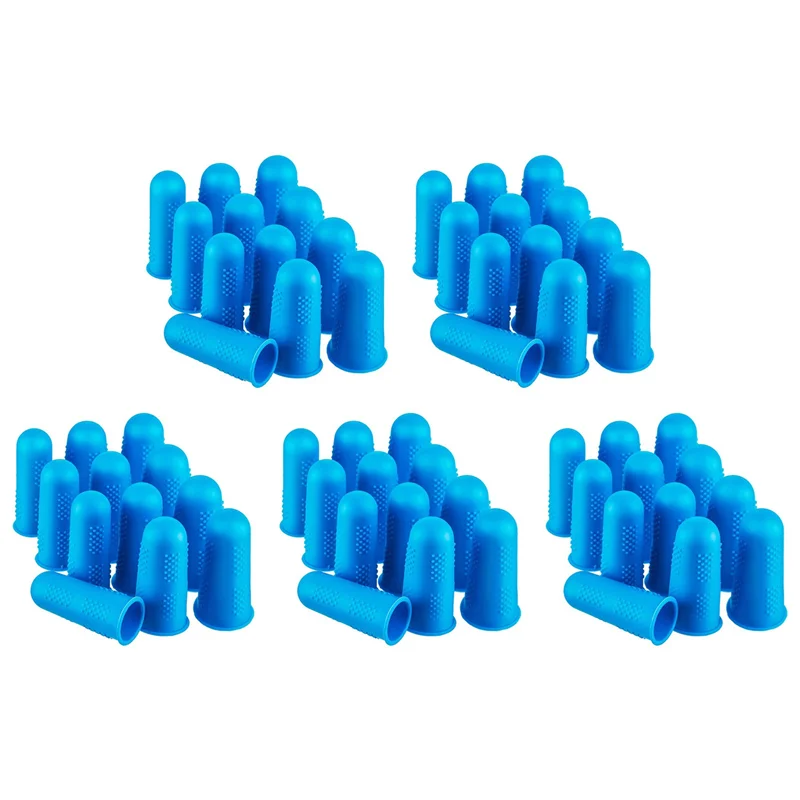 

HRBAJ-60 шт., напальчники, силиконовые защитные чехлы для пальцев, защитные чехлы для кончиков пальцев, термостойкие рукава для пальцев, 3 размера