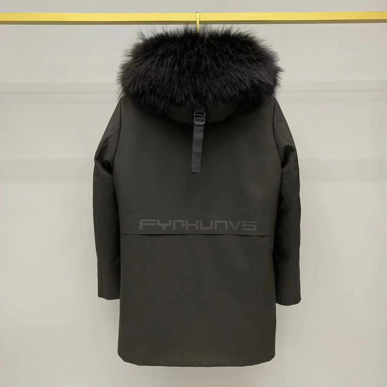 New Winter Parkas for Men 2023 New Business Casual Hooded Fox Fur Overcoat Mid-long Removable Rex Rabbit Liner Warm Fur Coats