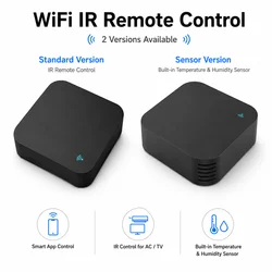 Tuya Smart IR Remote WiFi IR Blaster for TV Air Conditioner Thermometer Hygrometer Compatible with Alexa Google Home Link Tuya