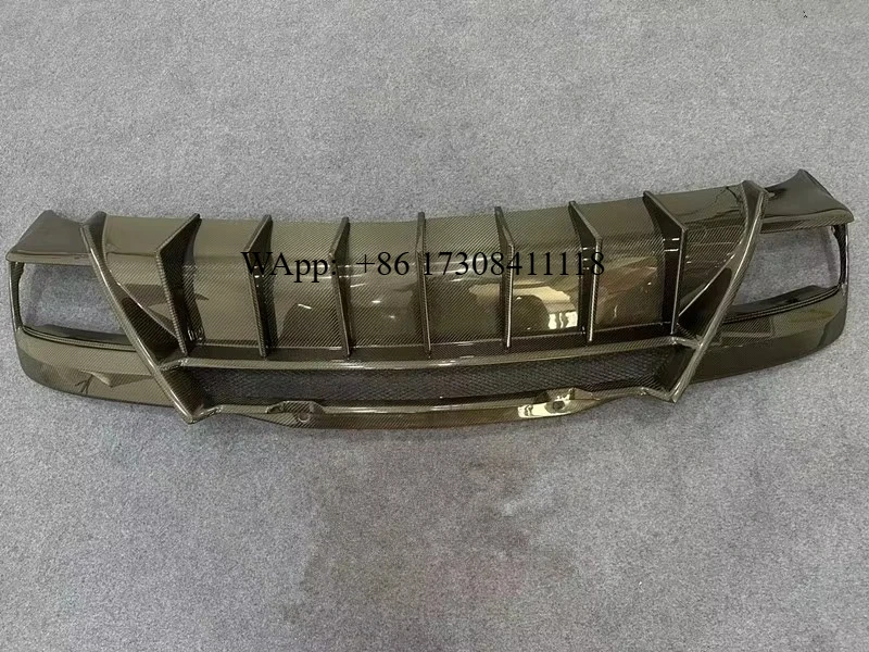 

Hot Selling Car Rear Bumper Spoiler Suitable for C8 Carbon Fiber Rear Diffuser