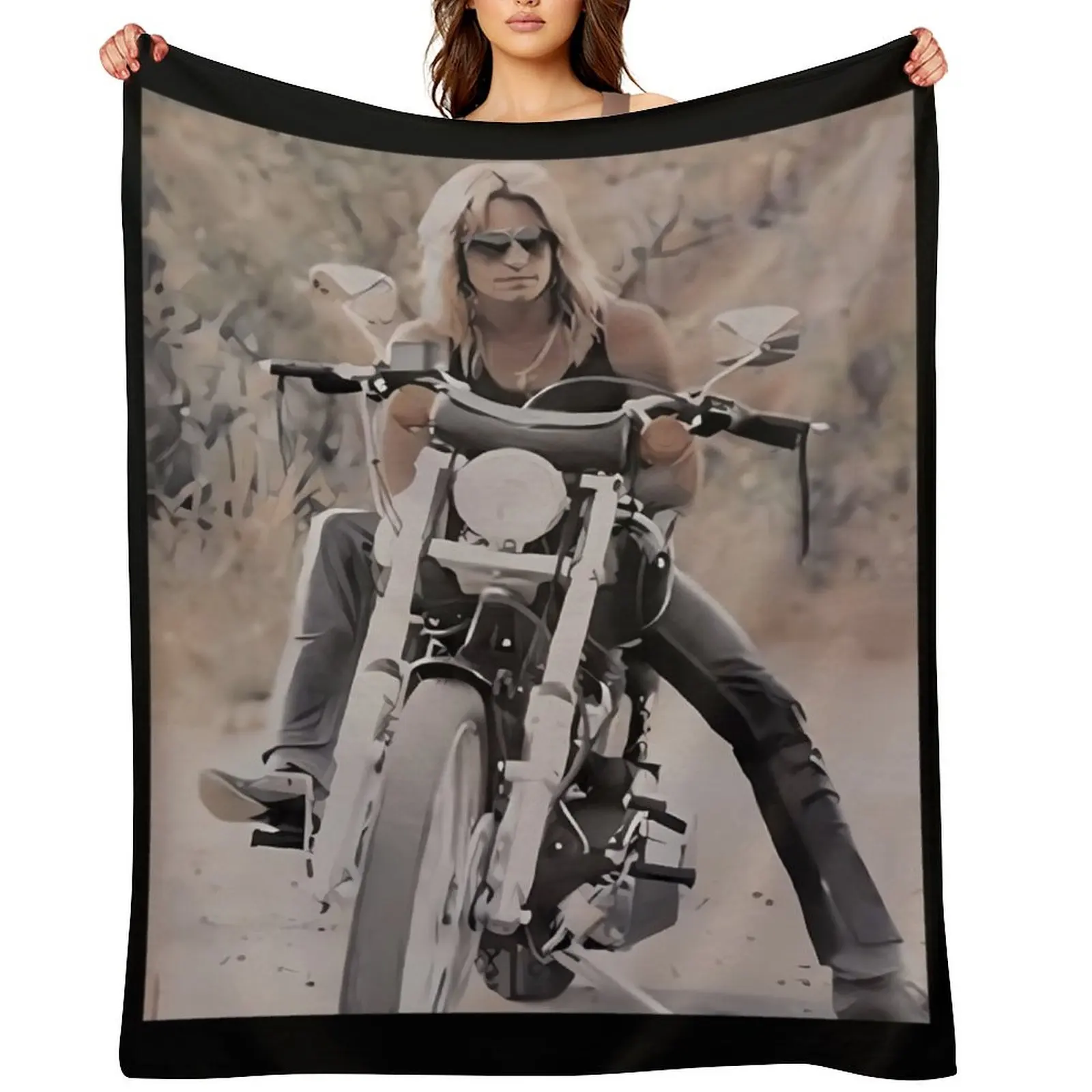 

Vince Neil - Album Throw Blanket Fashion Sofas for winter Flannel Fabric Blankets For Bed Blankets