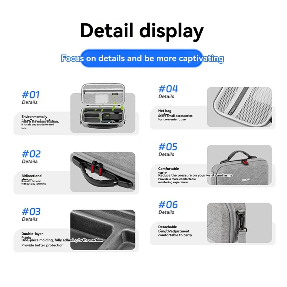 SCLS  for X4AIR Camera Handbag Portable Shoulder Bag for Storage Protection Travel-Friendly Shock- Design