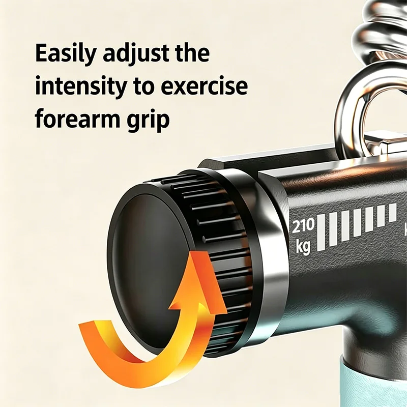 5KG-210KG Verstellbarer Schwerer Handtrainer Fitness-Handtrainer Griffkraft-Handgelenk-Trainingsgerät Fingertrainer Handstärker für Männer oder Frauen – Detail 3