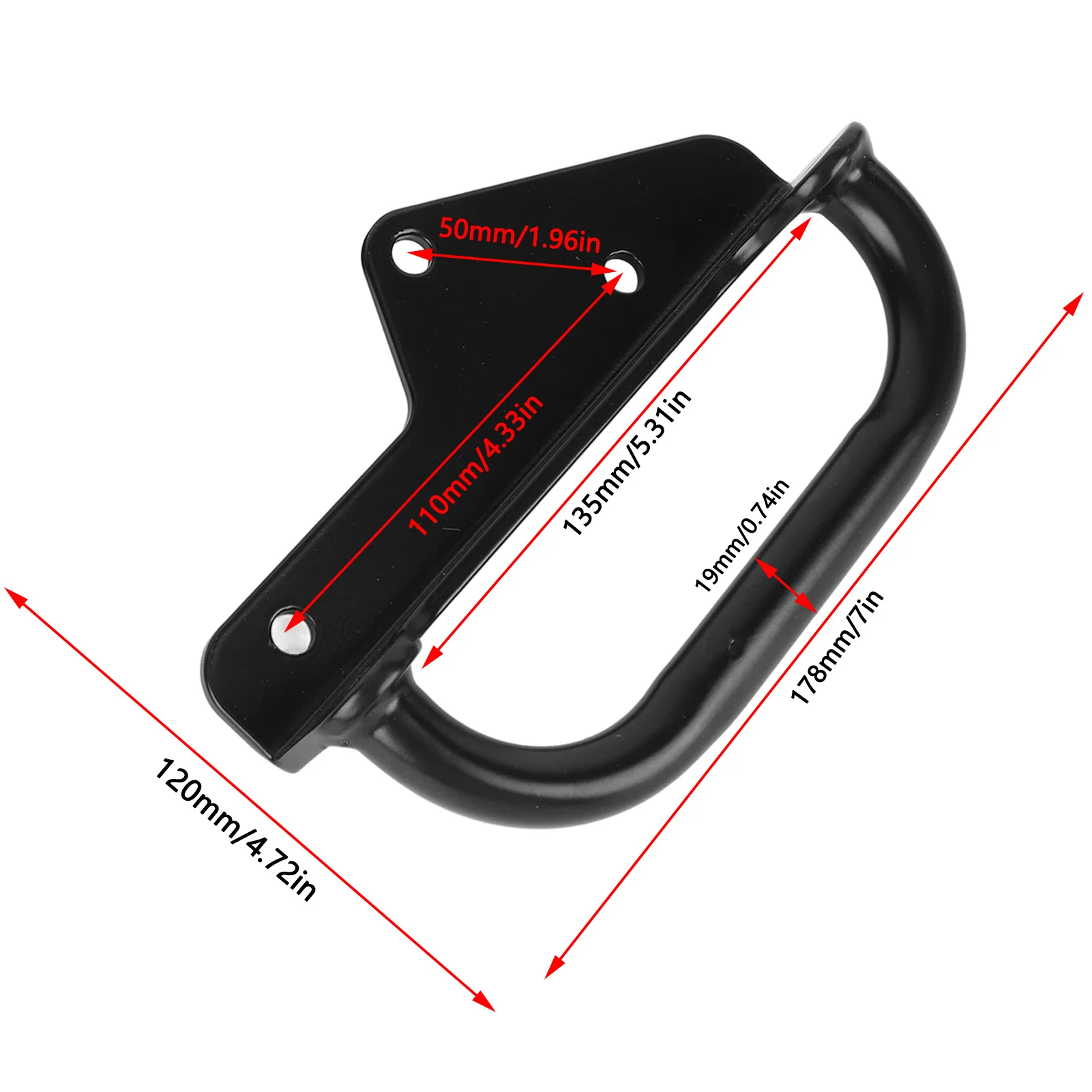 Motorcycle Rear Seat Armrest Left Right Iron Structure Rear Passenger Armrest 1 Pair Anodized  for XSR 900 2022 To 2023
