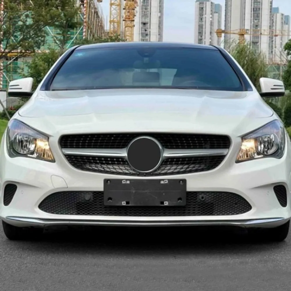 Perfect Match 2013-2019 For Mercedes Benz CLA  W117 C117  220 260 180 200 GT Diamond Middle Front Grille Bumper Grill  Accessori