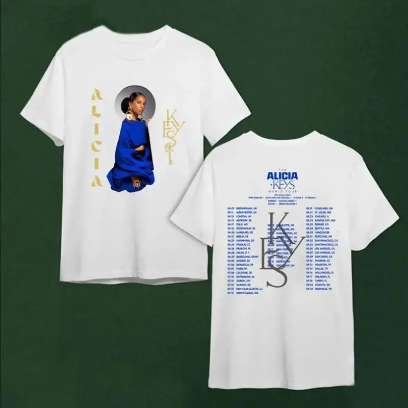 

Alicia Keys tour 2023 T shirt size S 5XL