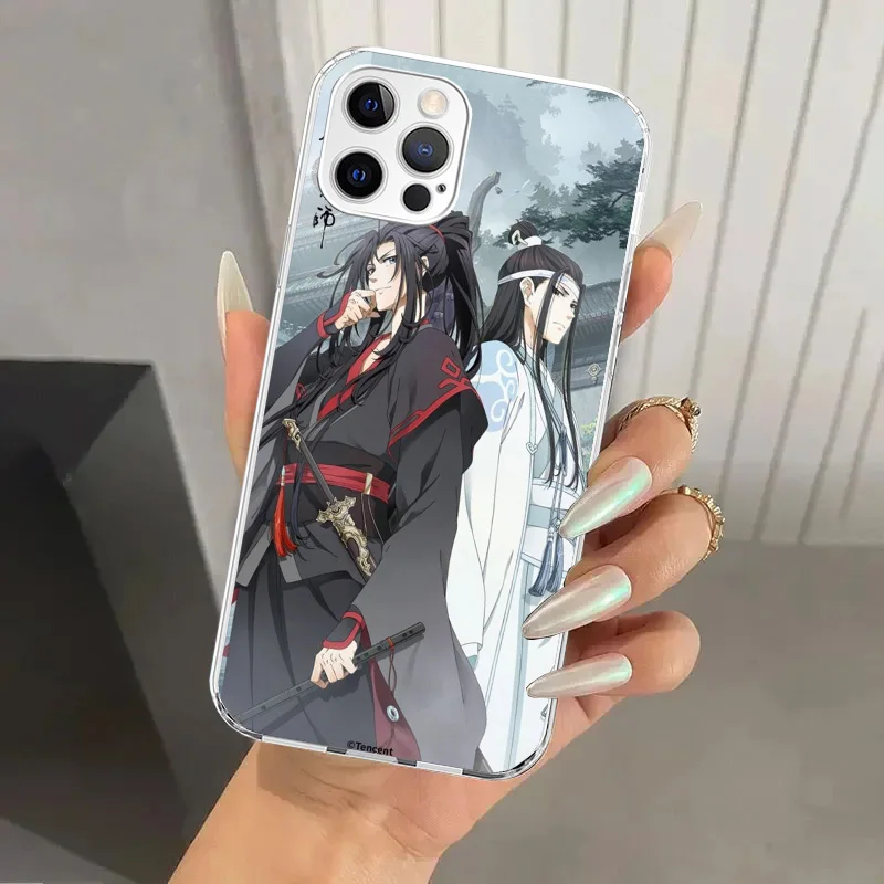 Anime Mo Dao Zu Shi Phone Case for Iphone 16 15 14 13 12 Mini 11 Pro Max X XS XR 7 Plus 8 SE 2020 Soft Funda Print Shell