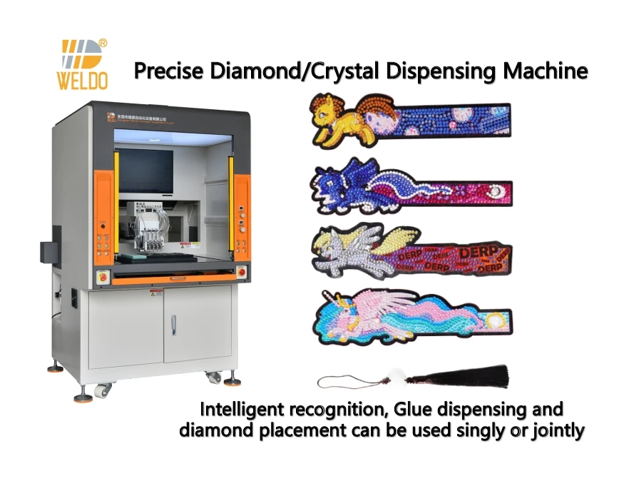 Intelligent Rhinestone Diamond Automatic Setting Machine| Jewelry Crystal Machine