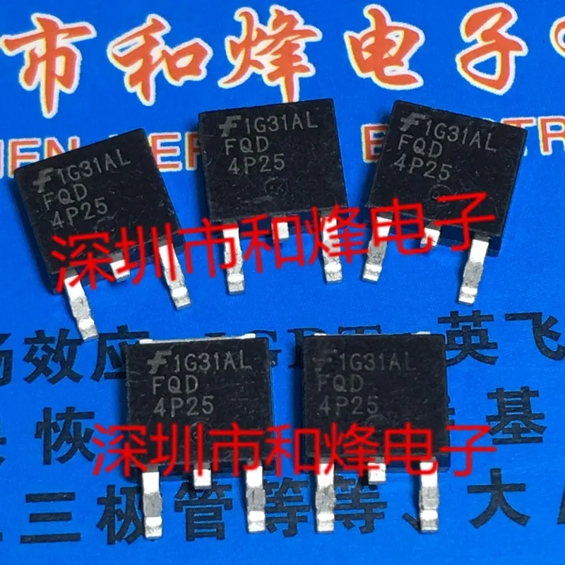 5 قطعة-10 قطعة FQD4P25 TO-252 -250V -3.1A جديدة ومبتكرة في المخزون