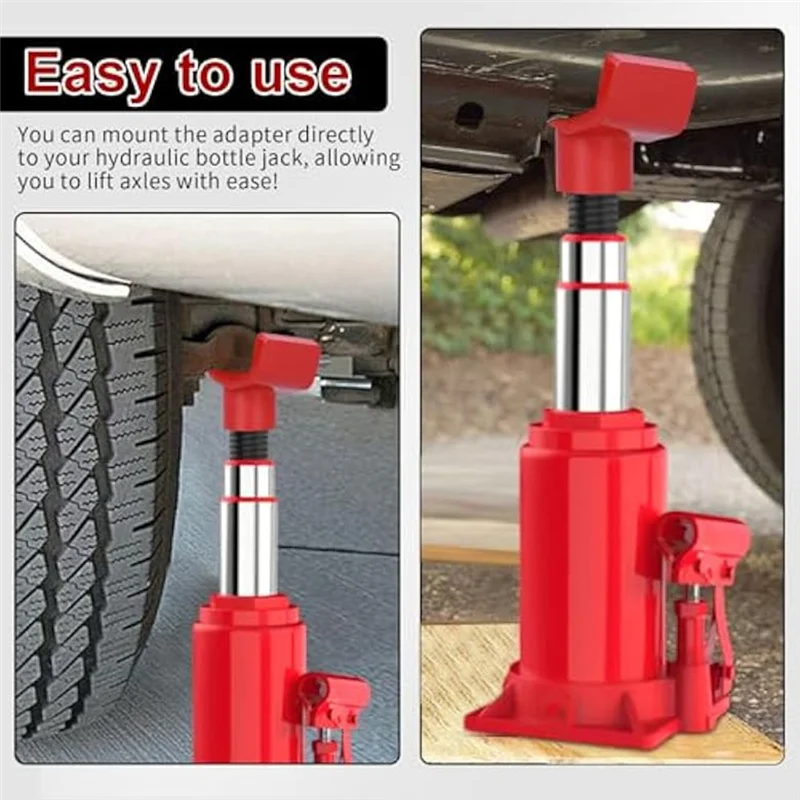 Bottle Jack Adapter - Universal Adapter For Safe Jack Lift,Fit 1.65Inch (42Mm) Or Smaller Bottle Jacks