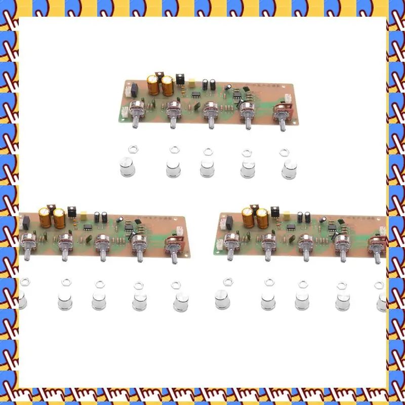 

A79I 3X 2,0 HIFI AN4558 Аудио предусилитель Bass Midrange Treble Balance Регулируемый предусилитель Готовая плата с контролем тона