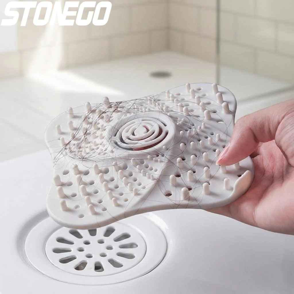 

Washable Reusable Kitchen Sink Drain Cover Outlet Filter Basin Sewer Plug Bathroom Accessories Floor Drain Protector