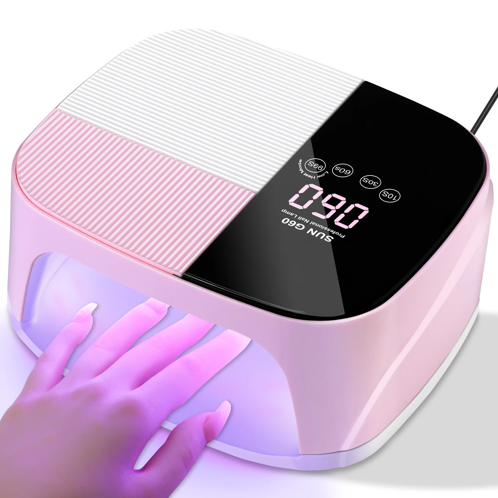 LIMEGIRL 45LEDs Nail UV Lamp Professional Nail Dryer for Nails Phototherapy Light for Manicure Salon Acrylic Gel Art Quick Drying Tools Rapid Cure UV Lamp