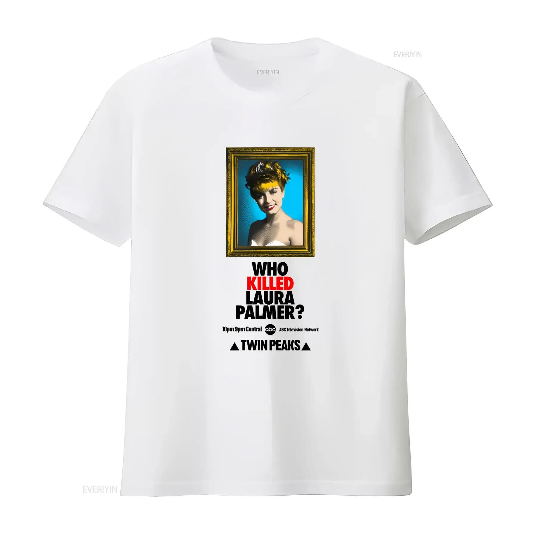 Gothic Streetwear KILLED Slogan Framed Crown Woman Portrait Print Casual T Shirt vintage Washed Breathable graphic Versatile
