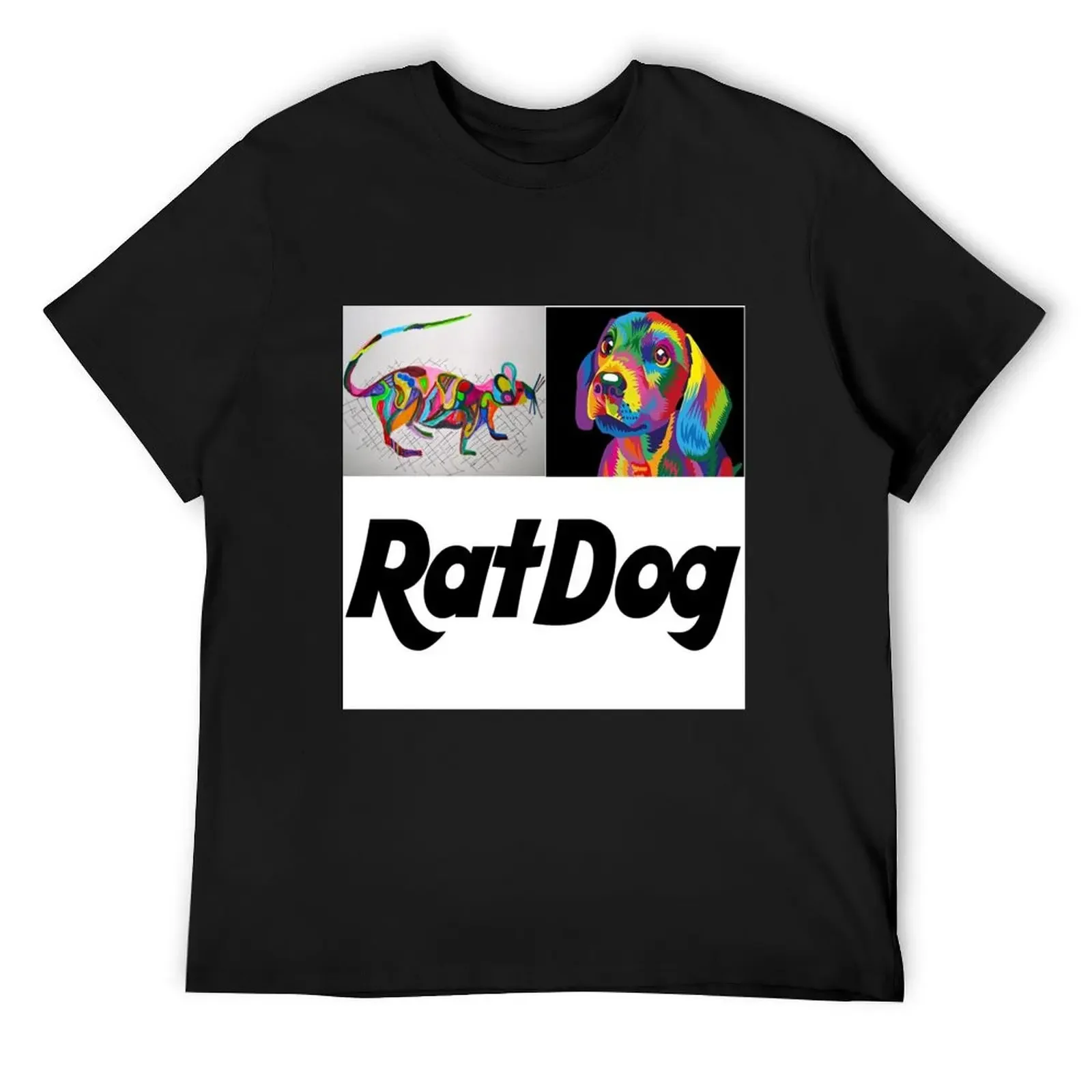 

RatDog T-Shirt animal prinfor boys anime stuff vintage graphic tee customs anime shirts men