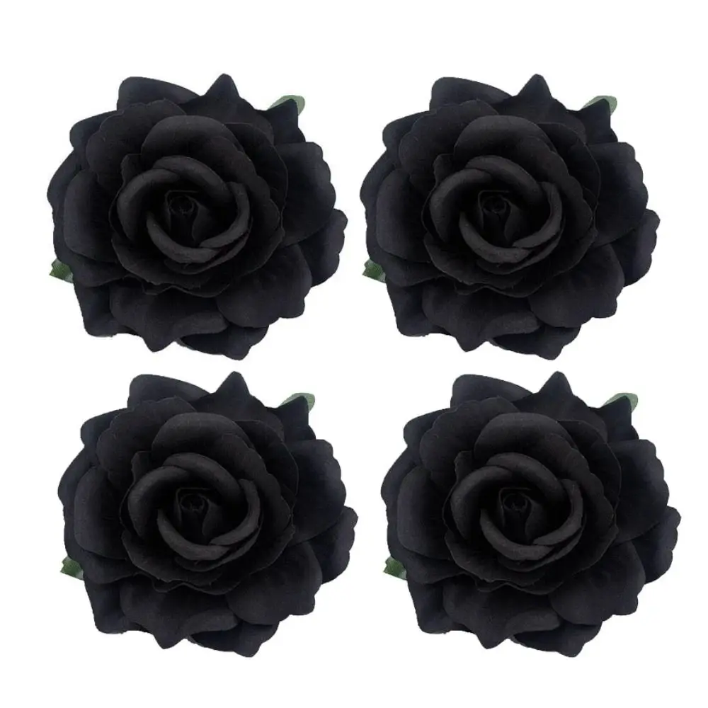 Fashion Bridal Bridesmaid Hair Clip Brooch Wedding Rose Flower Hairpin