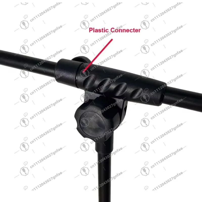 Adjustable Height Microphone Stand Factory Price Flexible Stage Microphone Stand with Metal and Plastic Tripod Floor Stand